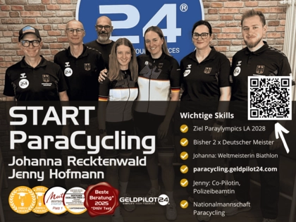Neue Partnerschaft: GELDPILOT24 und Para-Cycling Neue Partnerschaft: GELDPILOT24 und Para-Cycling